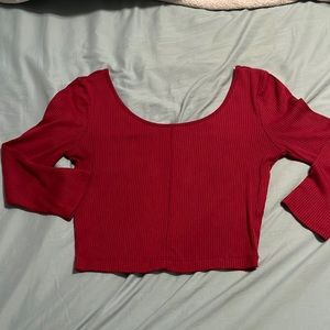 Forever 21 fitted cropped tee